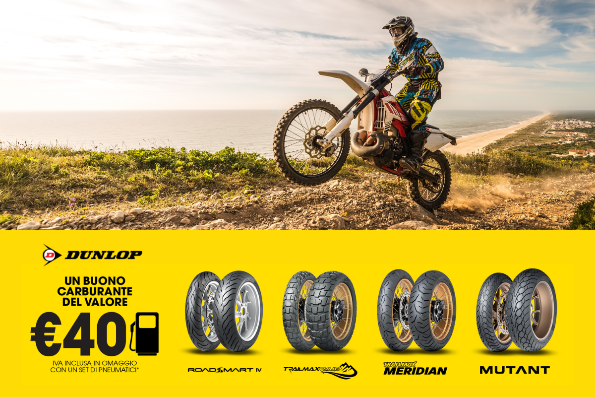 promozione pneumatici moto Dunlop
